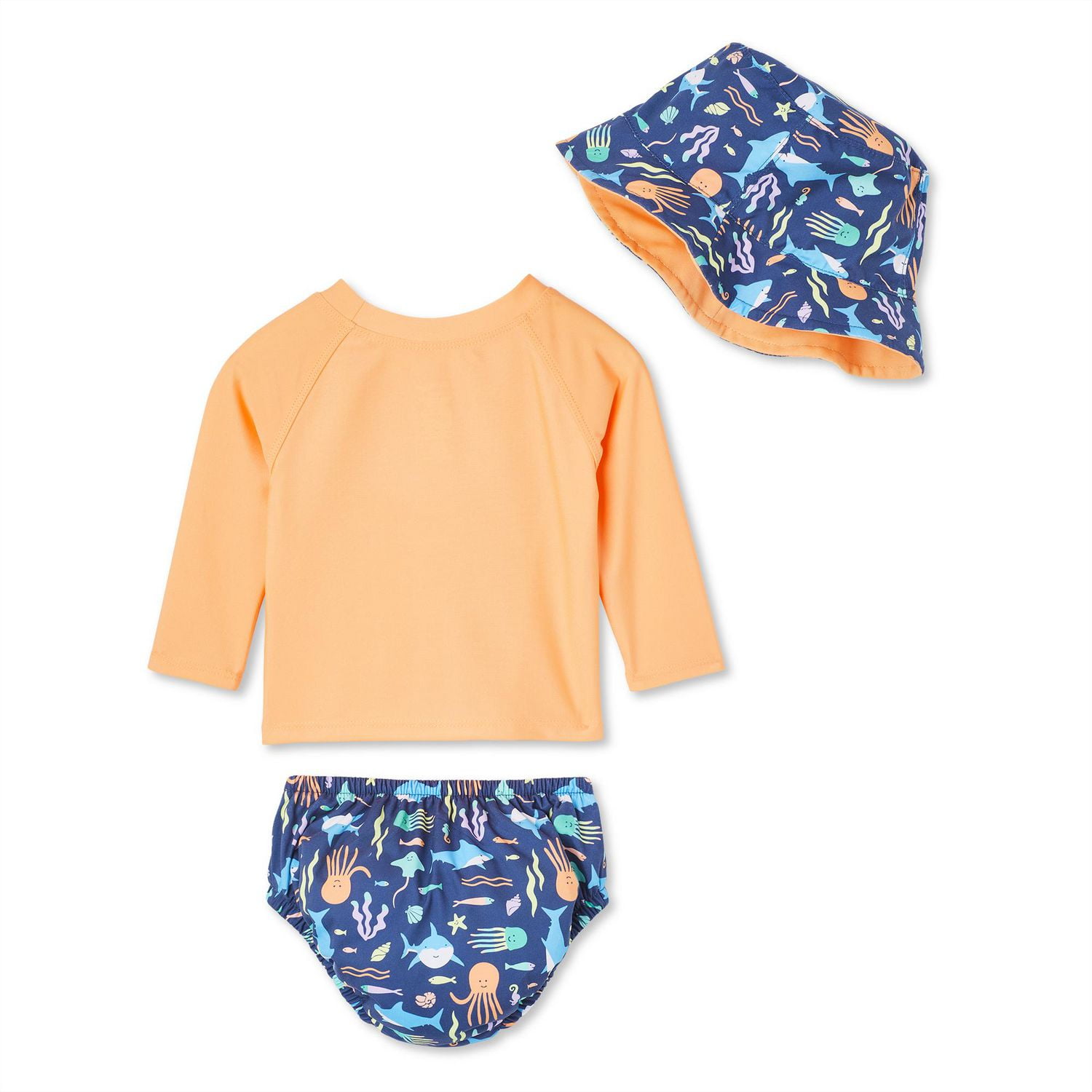 George Baby Boys' Swim Diaper 3-Piece Set