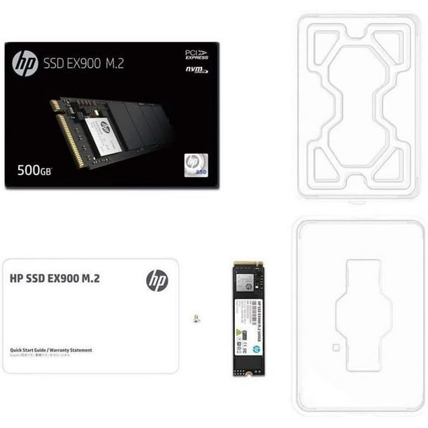 Disque dur interne HP EX900 M.2 NVMe 500 Go SSD