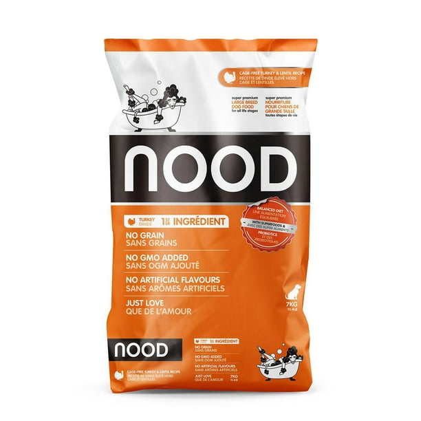 NOOD Large Breed CageFree Turkey and Lentil Dry Dog Food Walmart.ca