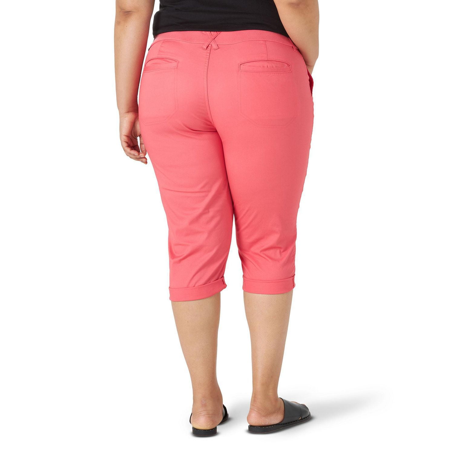 Lee Riders Women's Plus Comfort Waist Utility Capri