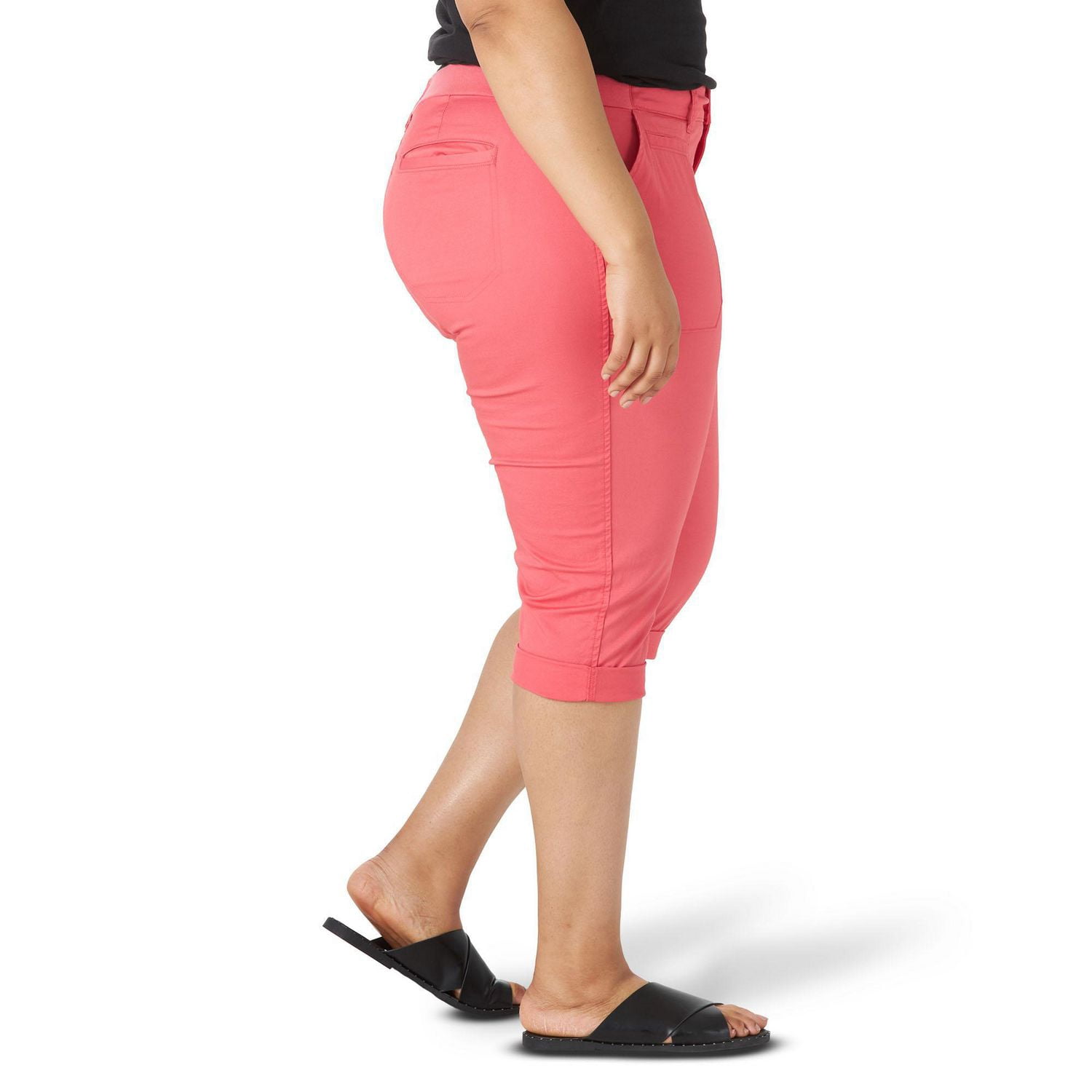 Lee Riders Women's Plus Comfort Waist Utility Capri