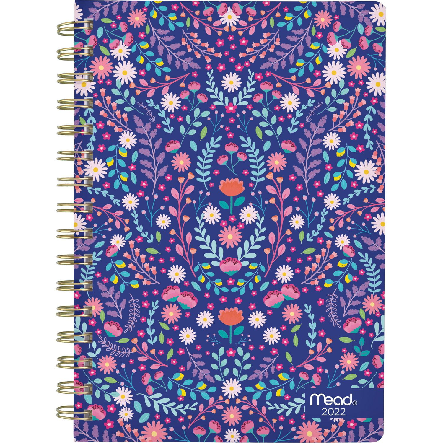 Mead blue floral medium planner 2022 walmart canada