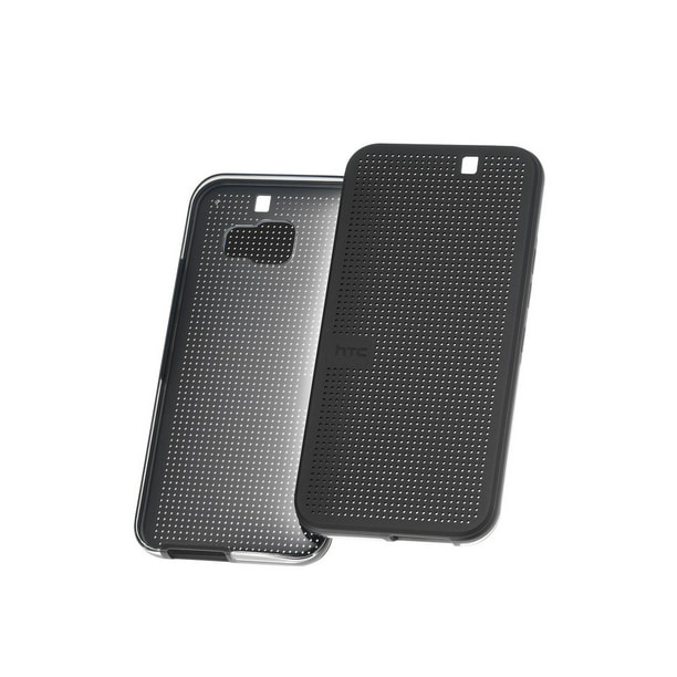 HTC étui Dot View II pour One (M9) Noir/Gris/ Transparent