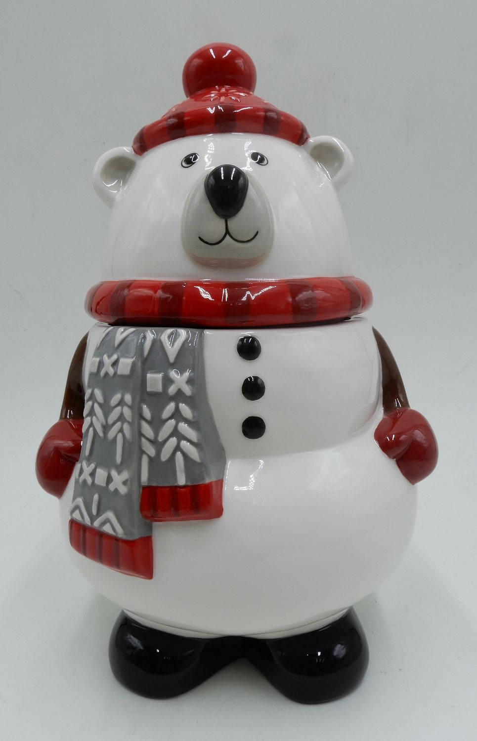 Holiday time Polar Bear Cookie Jar Walmart Canada