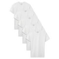 thumbnail image 3 of Fruit of the Loom Boys' White Crew T-Shirts, Pack of 5, 3 of 5