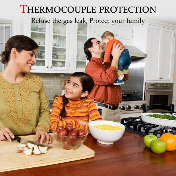 Plaque de cuisson pour cuisinière domestique à gaz, plaque de cuisson pour  Protection Thermocouple, économie d