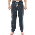 thumbnail image 1 of Fruit of the Loom Men's Sueded Jersey Cotton Sleep Pants, black, 1 of 8