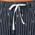thumbnail image 4 of Fruit of the Loom Men's Sueded Jersey Cotton Sleep Pants, black, 4 of 8