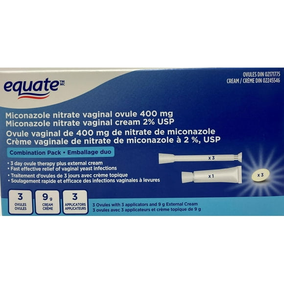 Equate Miconazole Combo pack