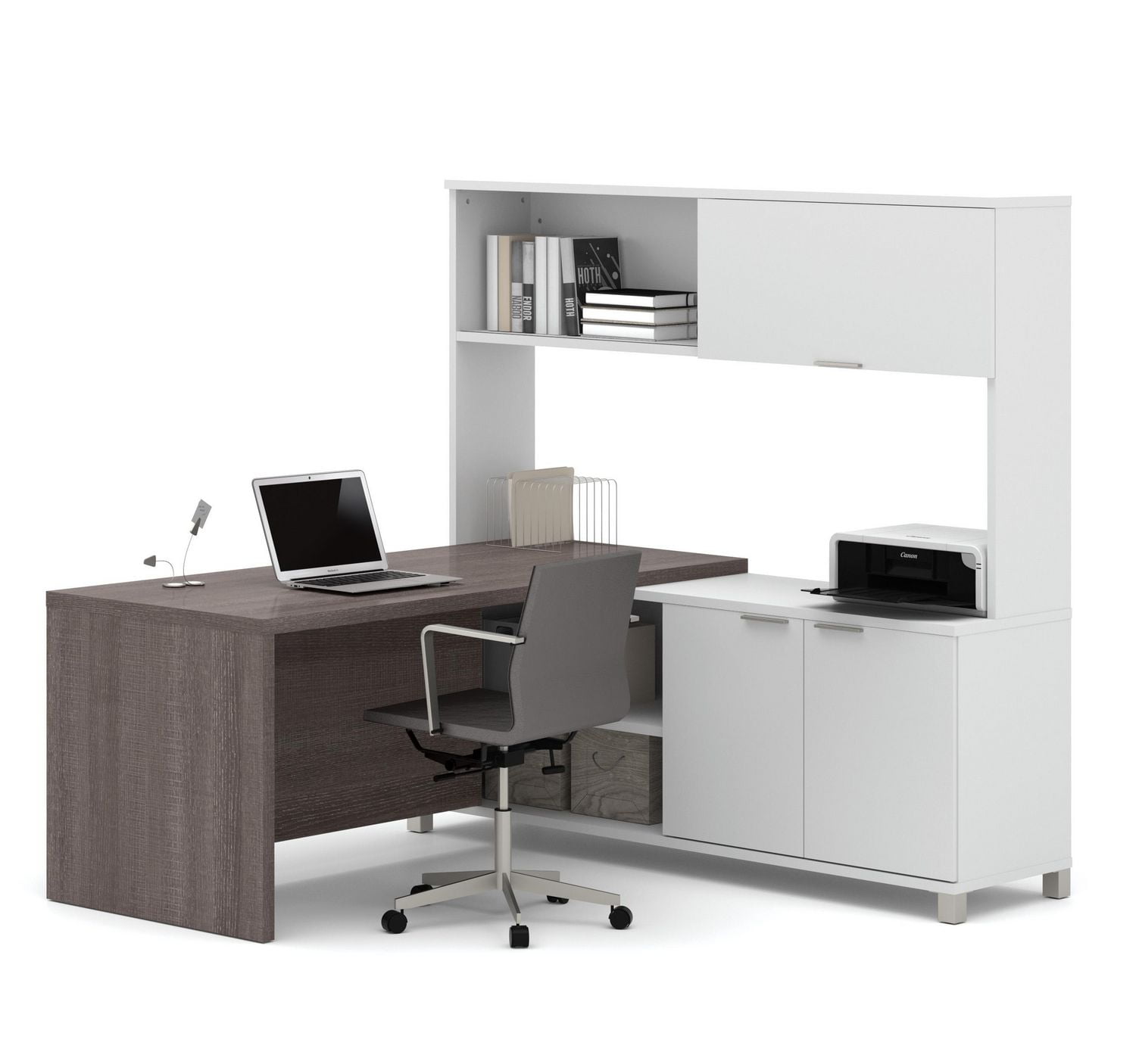 Bestar ProLinea LDesk with Hutch Walmart Canada