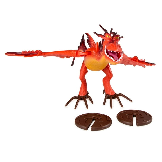 Cavaliers de Beurk - Dragons de Dreamworks - Figurine Super Dragon - Krochefer Cauchemar Monstrueux