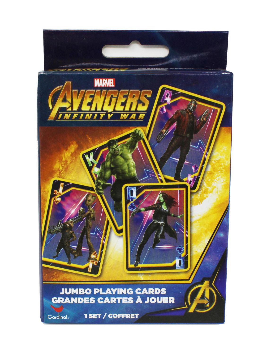 Avengers Marvel Endgame Jumbo Playing Cards Ages 4 Cardinal for sale online 
