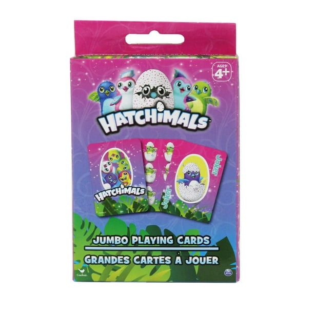 Hatchimals - Grandes cartes à jouer