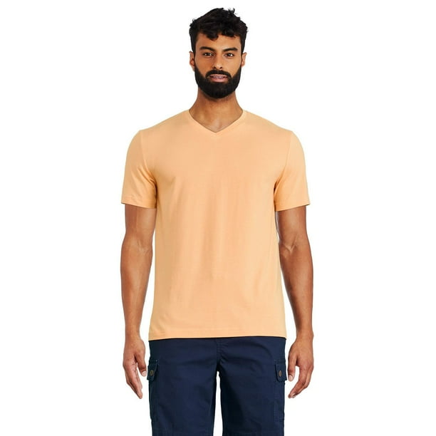George Men's Stretch V-Neckline Tee - Walmart.ca