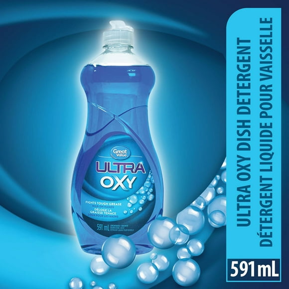 Great Value Ultra Oxy Concentrated Dishwashing Liquid, 591 mL