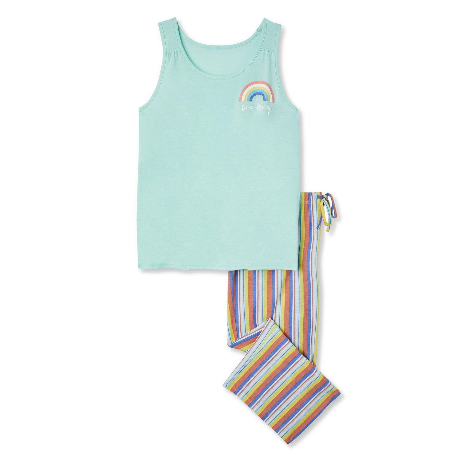 Ensemble de nuit 2 pièces débardeur et pantalon capri George Plus pour femmes