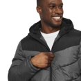 thumbnail image 4 of George Men's Colour Block Hooded Puffer Jacket, 4 of 6