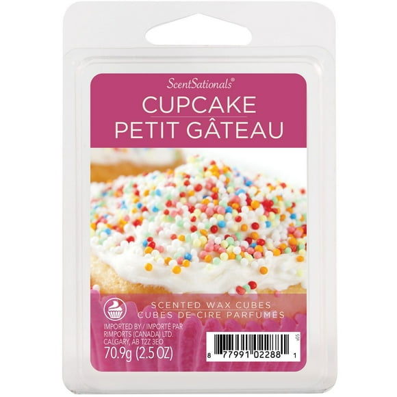 ScentSationals Scented Wax Cubes - Cupcake, 2.5 oz (70.9 g)