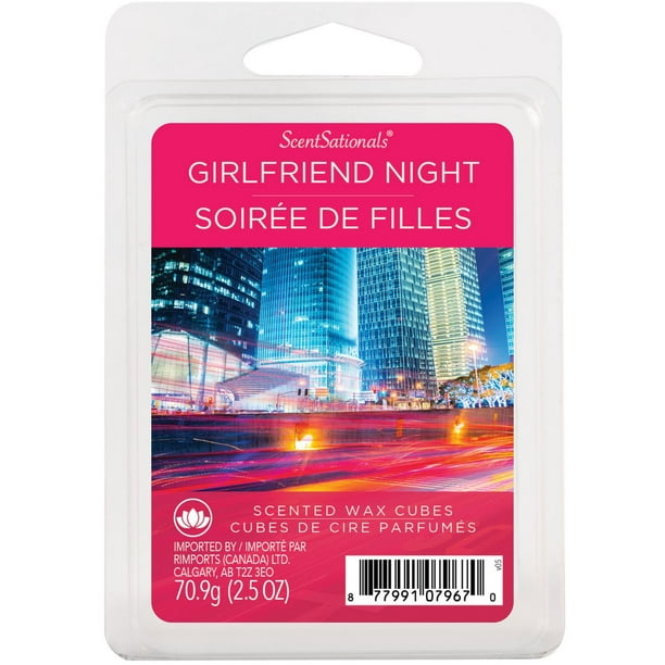 Cubes de cire parfumée ScentSationals - Soirée de filles 2,5 fois (70,9 g)