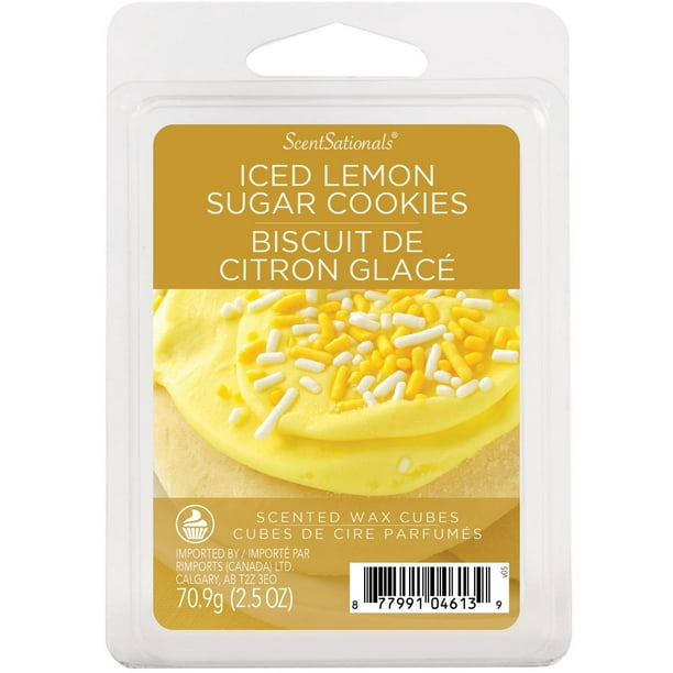 Cubes de cire parfumée ScentSationals - Biscuits de citron glacé