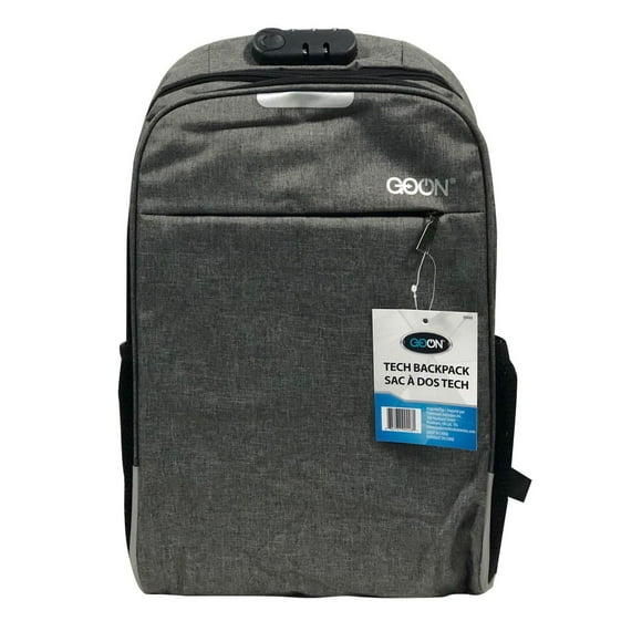 GoOn Anti-Theft Tech Back Pack Grey
