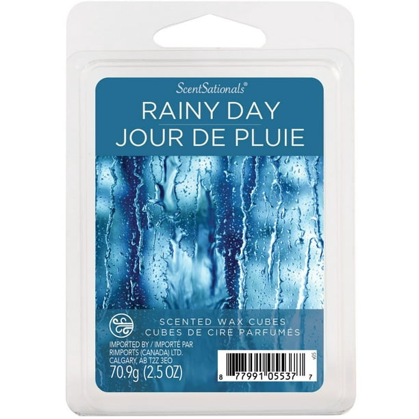 Cubes de cire parfumée ScentSationals - Jour de pluie 2.5 oz (70.9 g)