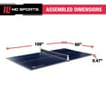 thumbnail image 3 of MD Sports Plateau de conversion de tennis de table, filet rétractable, pré-assemblé, bleu, 3 of 8