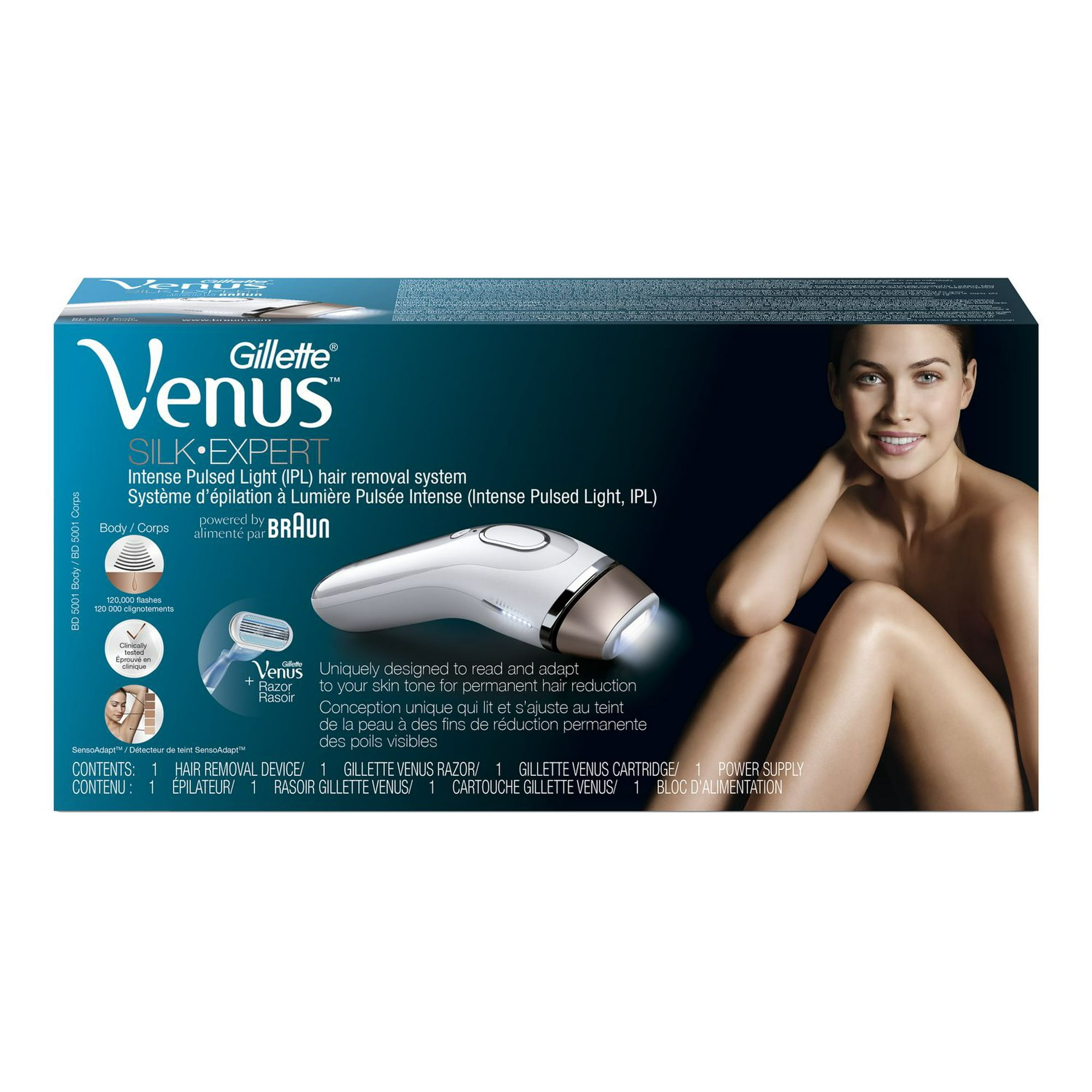 Venus Silk-expert 5 Ipl Bd 5001 Hair Removal , Powered by Braun 