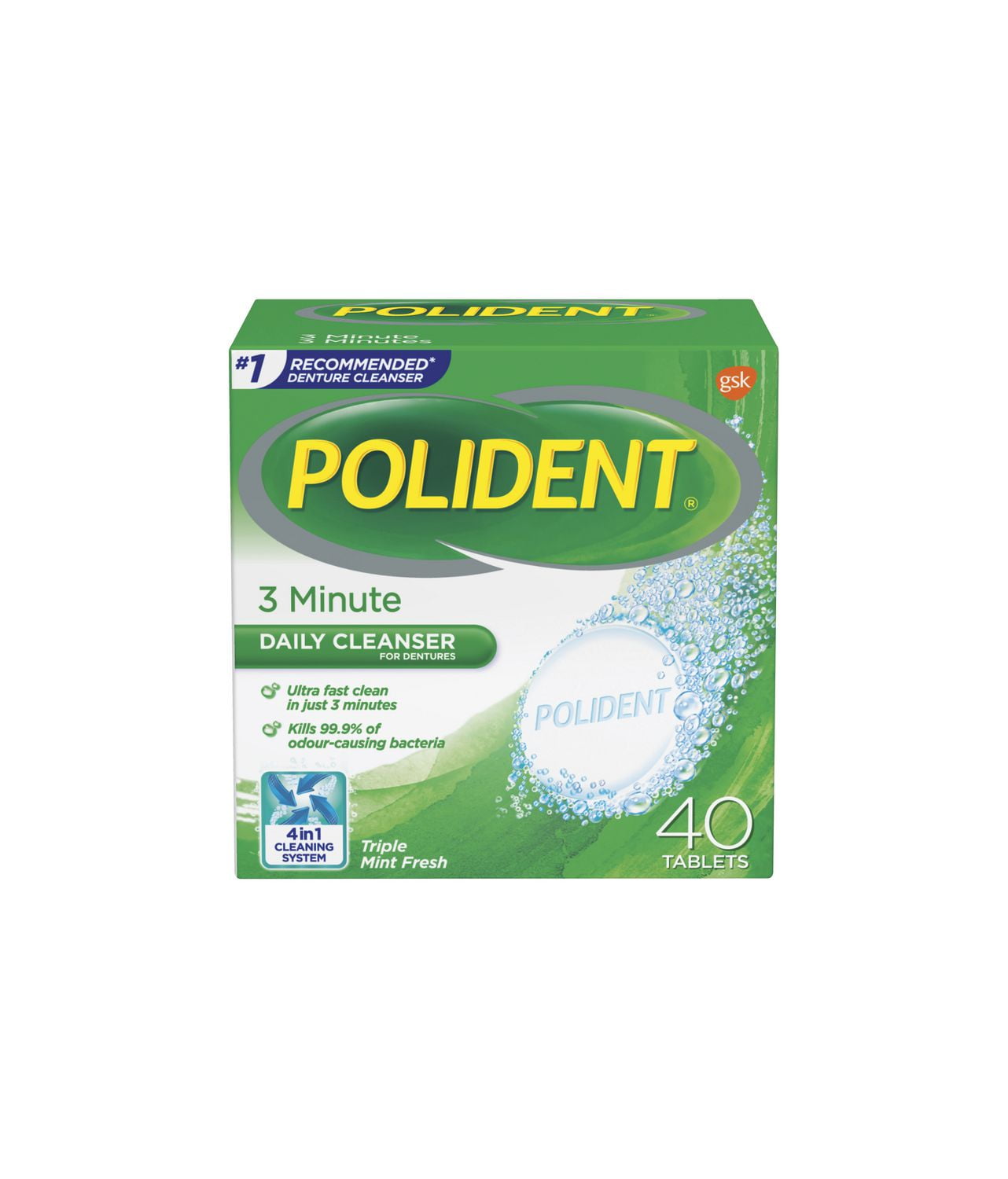 Polident 3 Minute Daily Denture Cleanser Walmart Canada