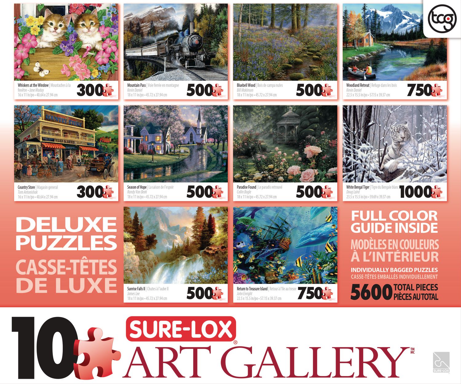 Sure Lox Art Gallery 10 in 1 Deluxe Puzzle Pack Walmart Canada
