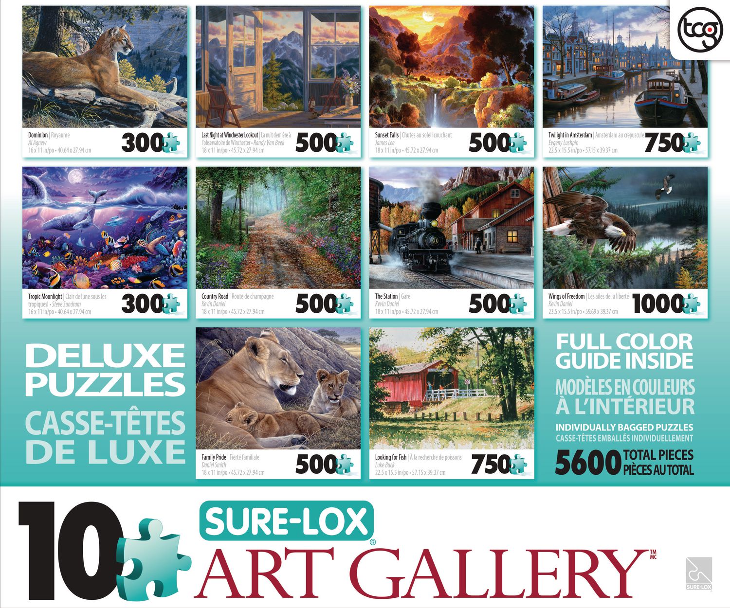 Sure Lox Art Gallery Deluxe Puzzle 10 in 1 Pack Walmart Canada