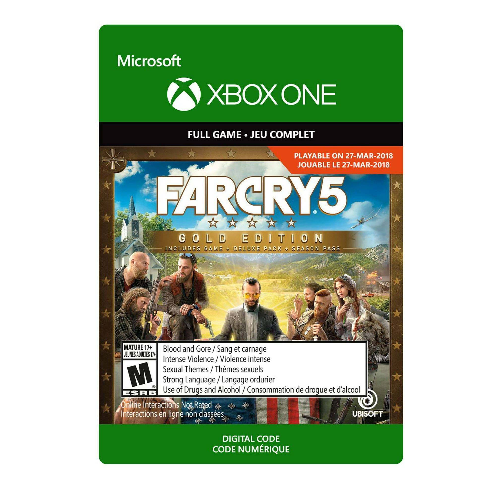 Xbox One Far Cry 5 Gold Edition (Pre-Purchase & Launch Day) Digital  Download - Walmart.ca