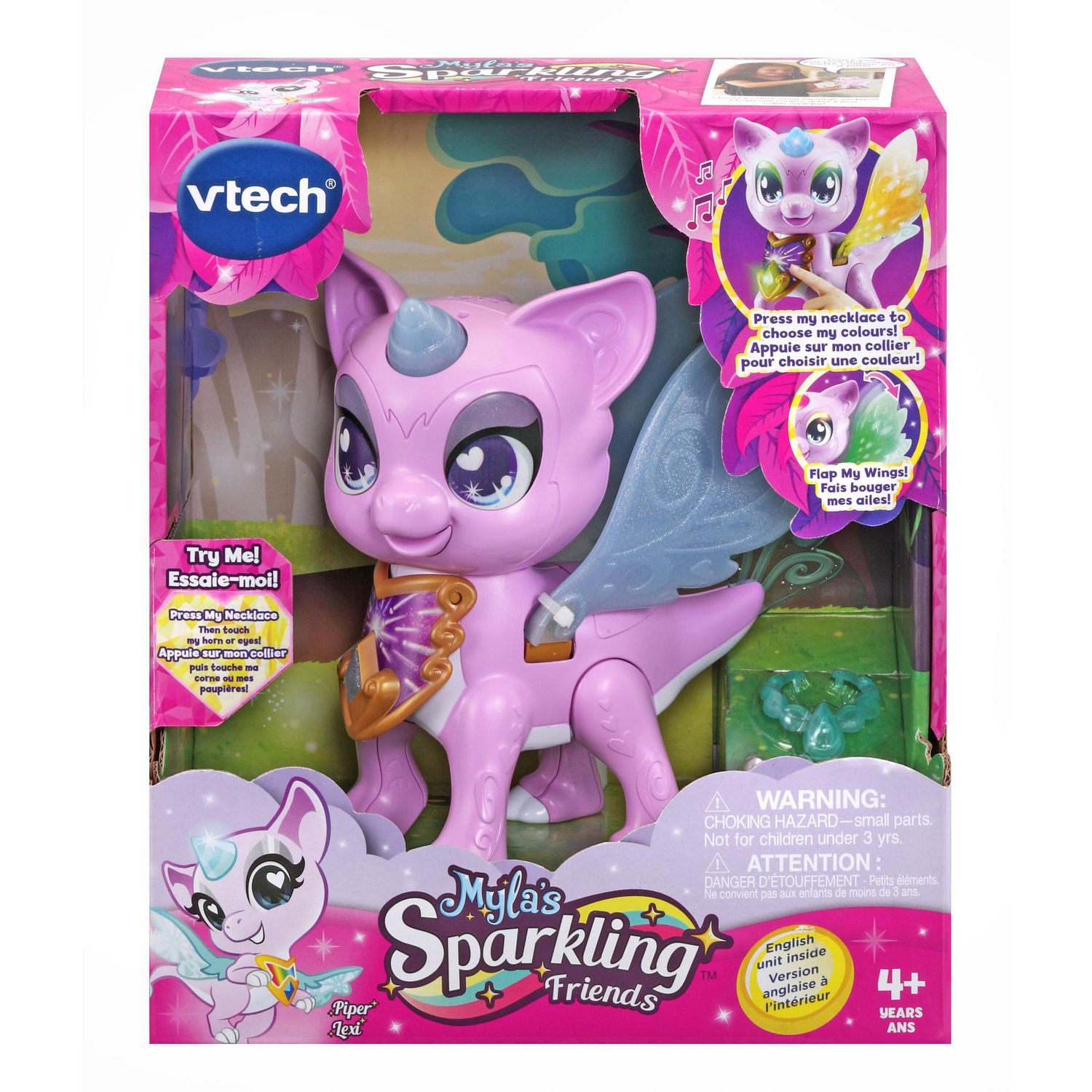 VTech Myla's Sparkling Friends™ Piper the Dragon - English Version