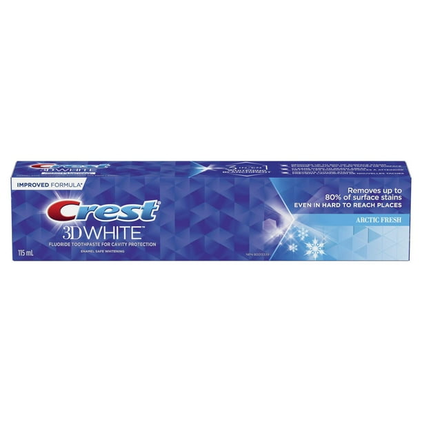Crest 3D White, Whitening Toothpaste Arctic Fresh Walmart.ca