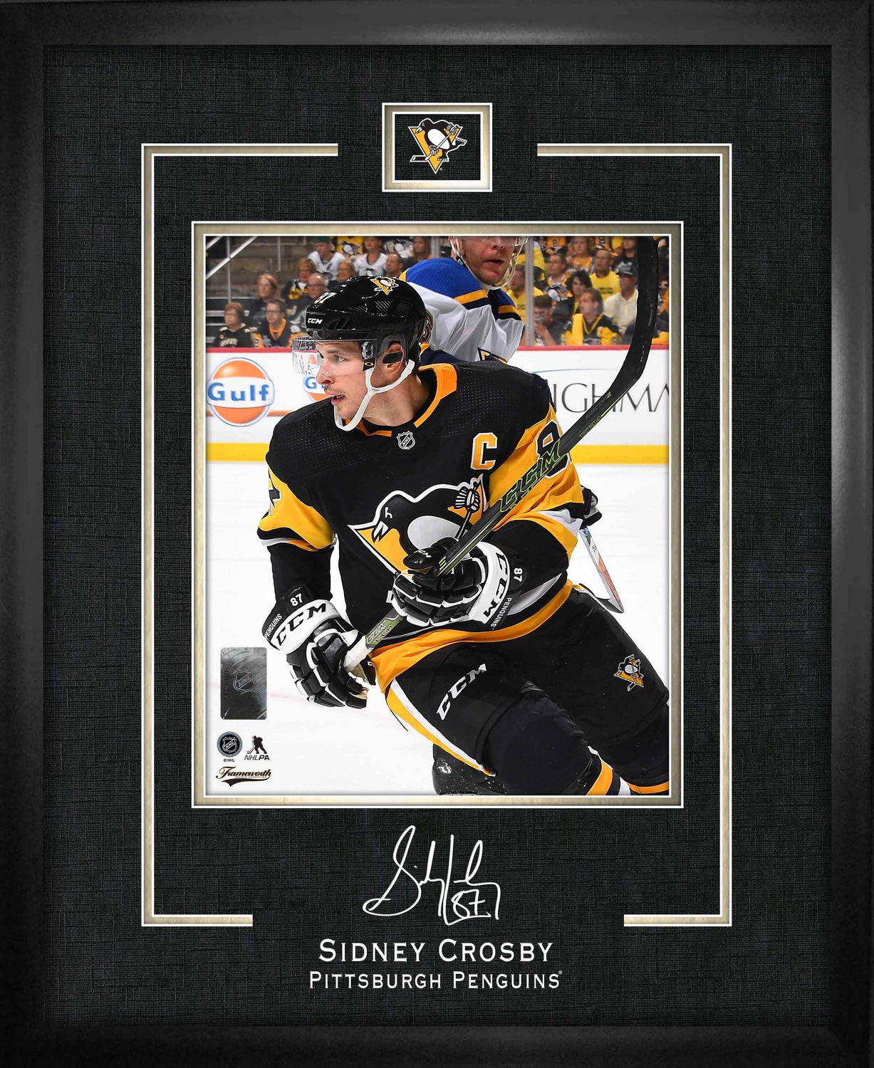 Sidney Crosby 16x20 Replica Signature Frame Penguins 2019 