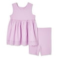 thumbnail image 1 of Ensemble 2 pièces avec haut à œillets George pour petites filles, 1 of 2