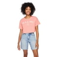 thumbnail image 1 of No Boundaries Women's Cropped Tee, 1 of 6