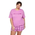 thumbnail image 1 of George Women's Plus Pajama 2-Piece Set, 1 of 6