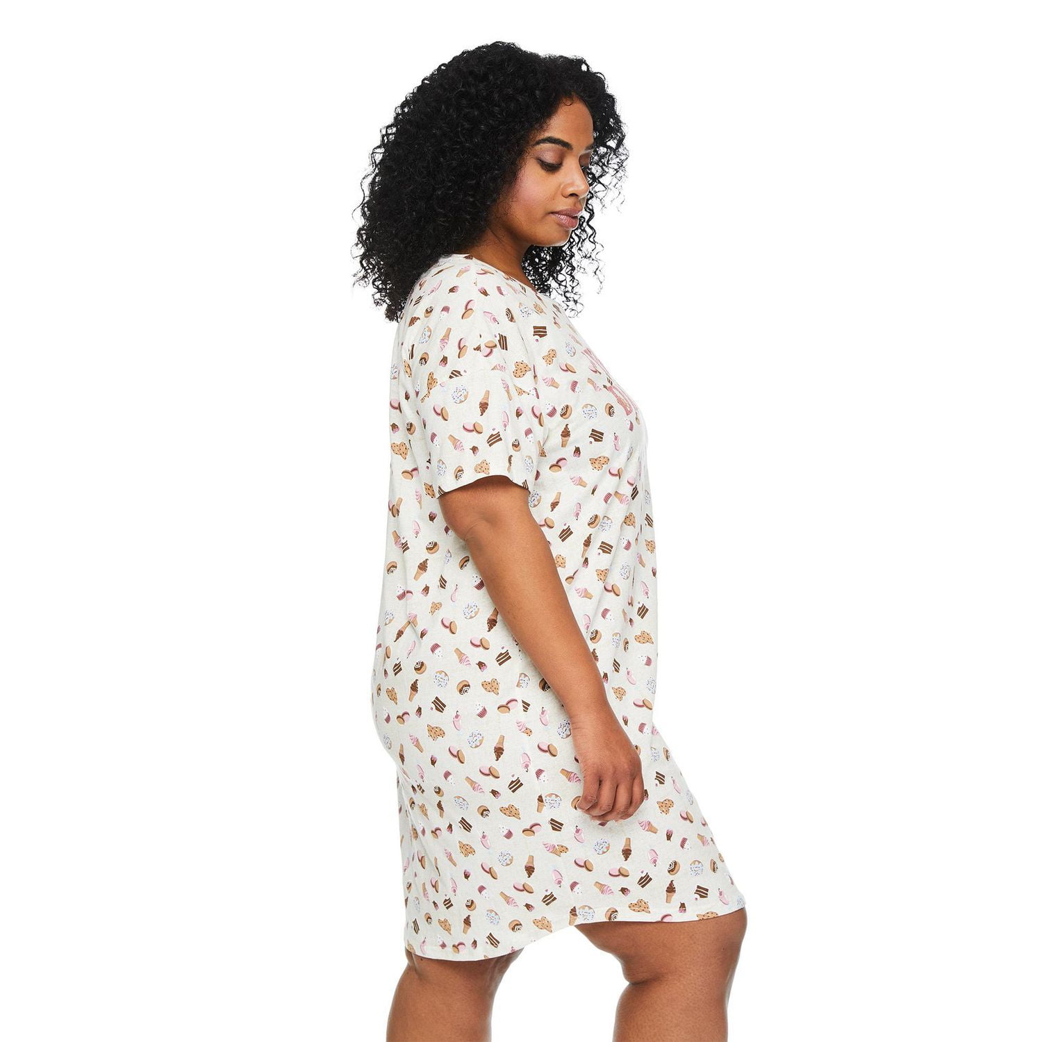 George Plus Women's Crew Neckline Nightshirt