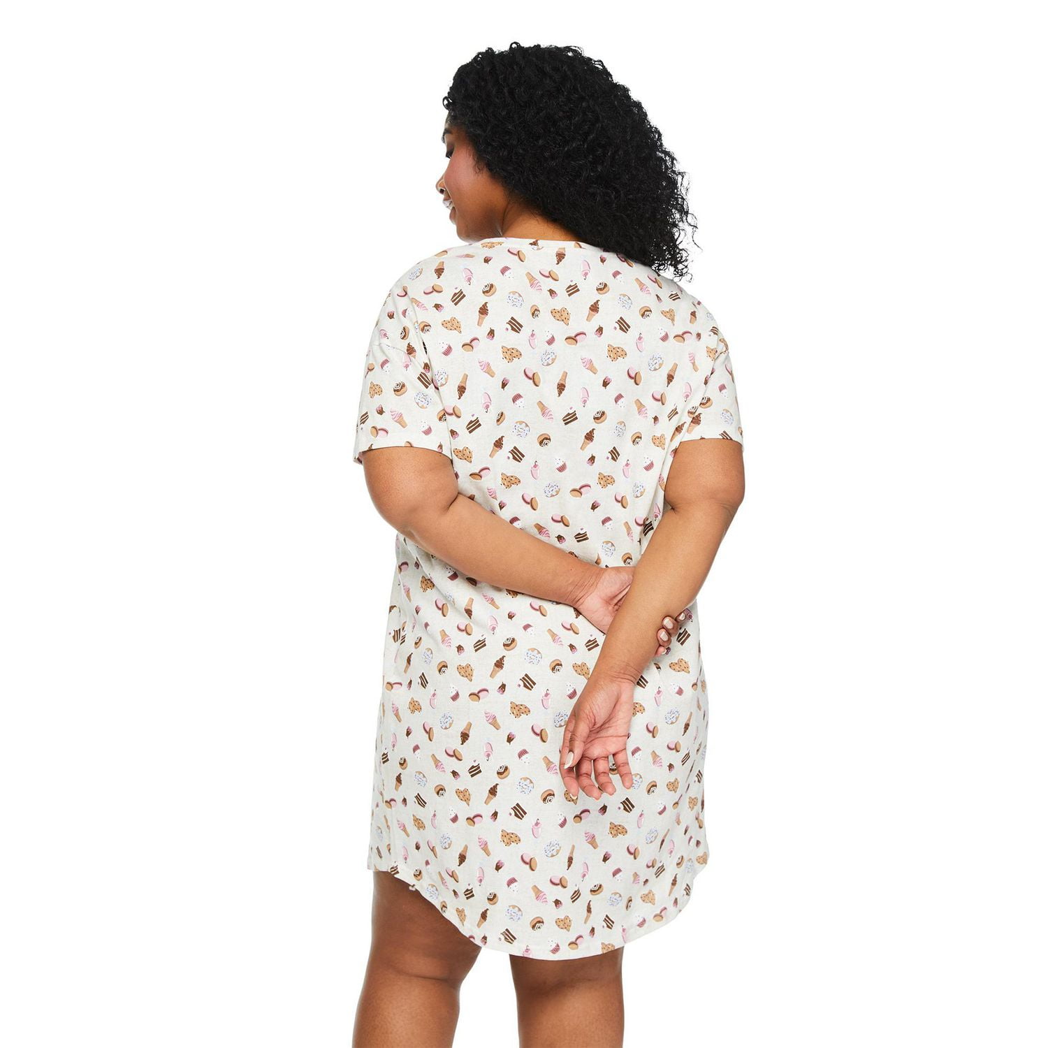 George Plus Women's Crew Neckline Nightshirt