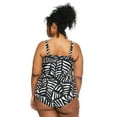 thumbnail image 3 of George Women's Plus Ruched Tankini, 3 of 6