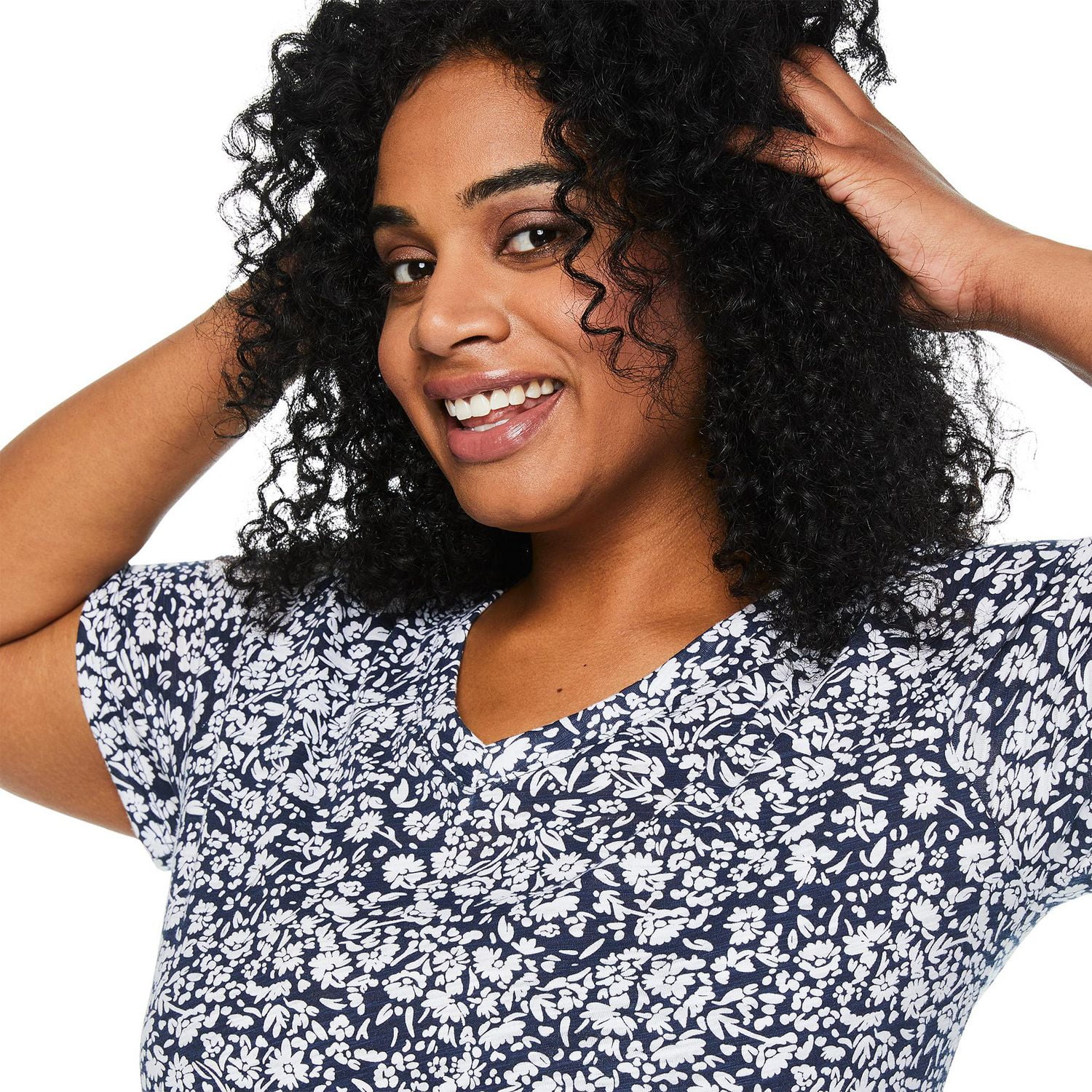 George Women's Plus Tiered T-Shirt Dress