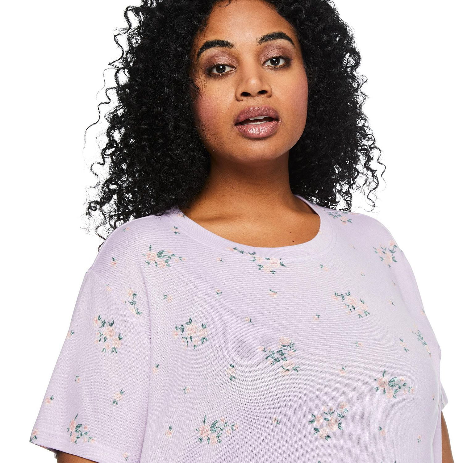 George Women's Plus Pajama 2-Piece Set, Sizes 1X-3X