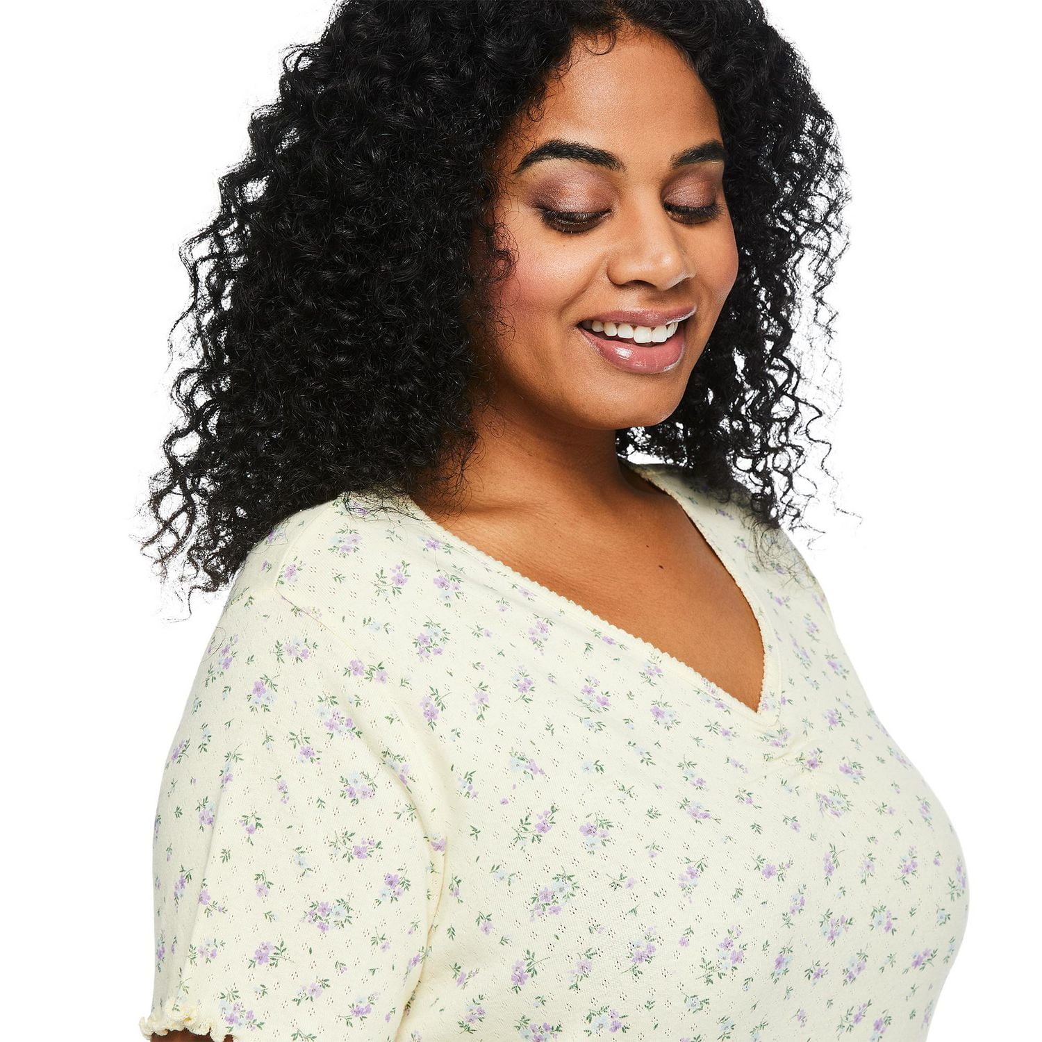 George Women's Plus Pointelle Sleepshirt