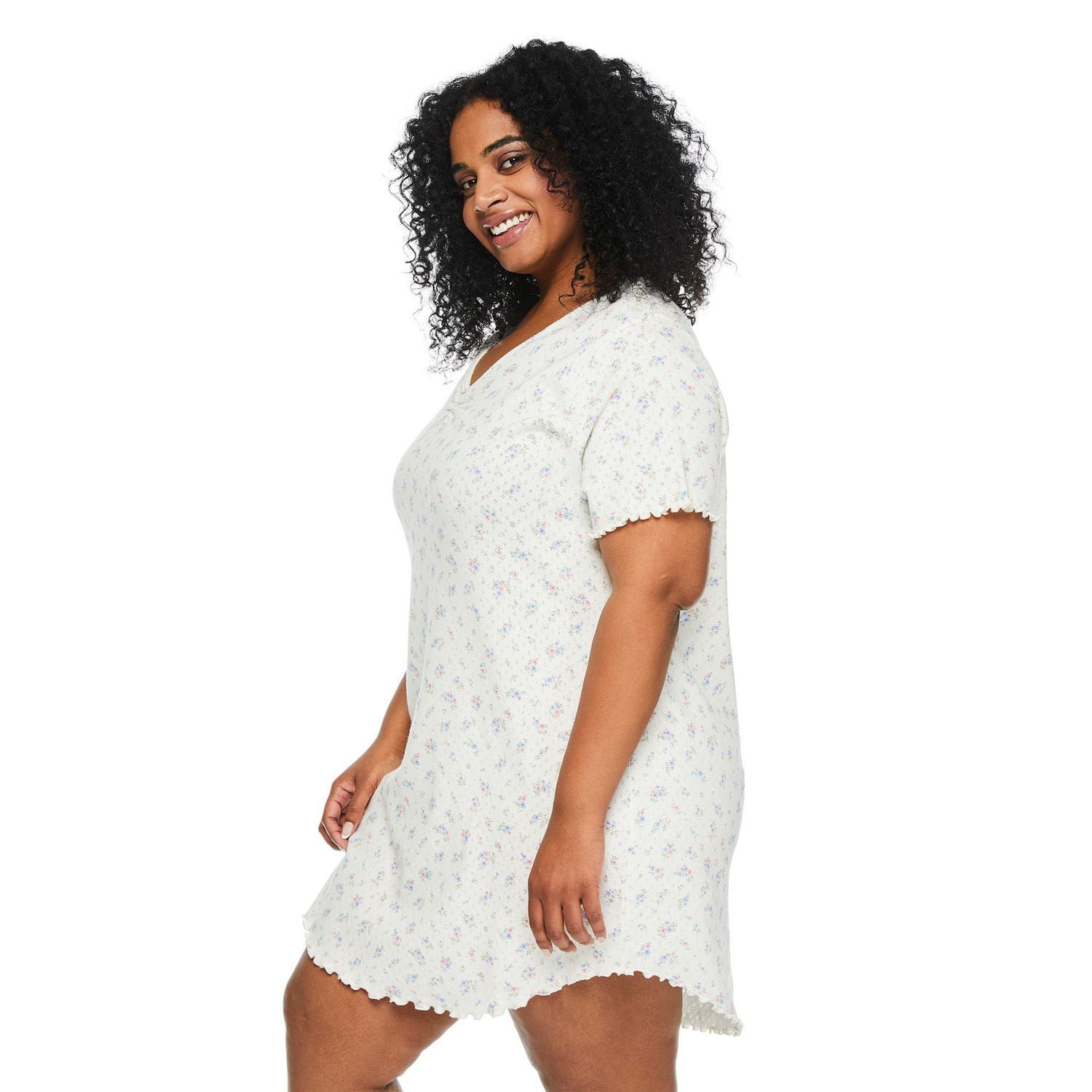 George Women's Plus Pointelle Sleepshirt