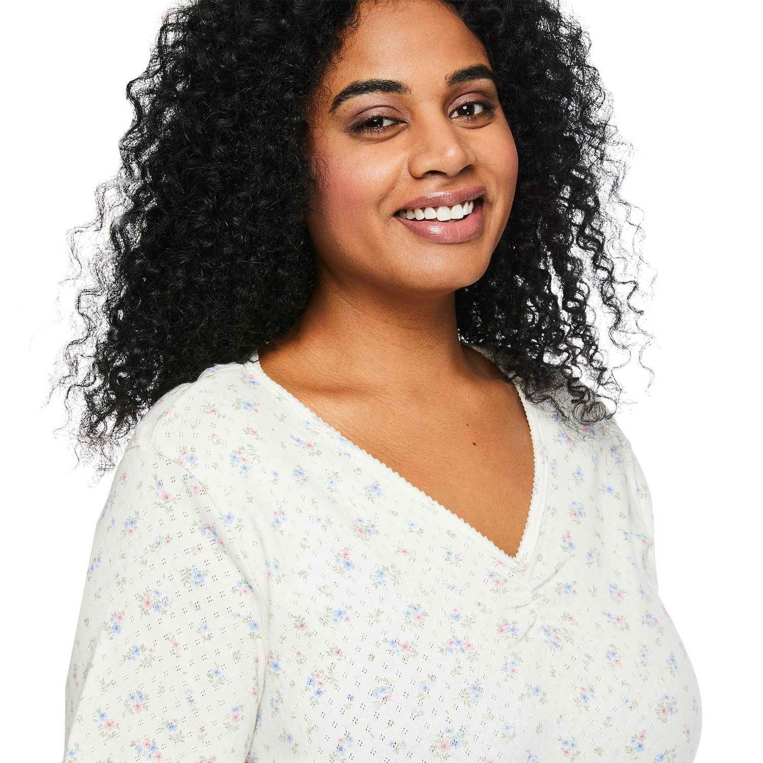 George Women's Plus Pointelle Sleepshirt