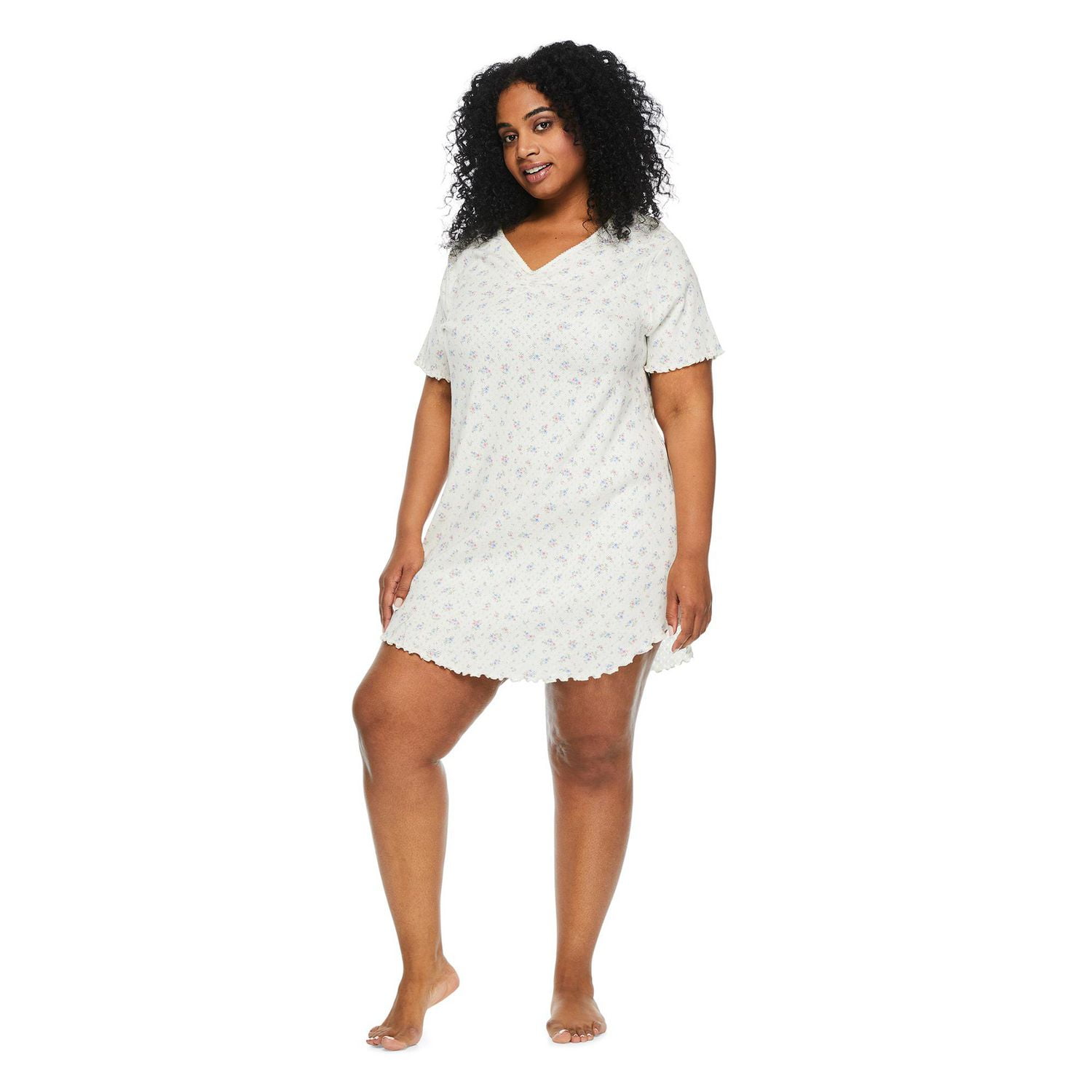 George Women's Plus Pointelle Sleepshirt