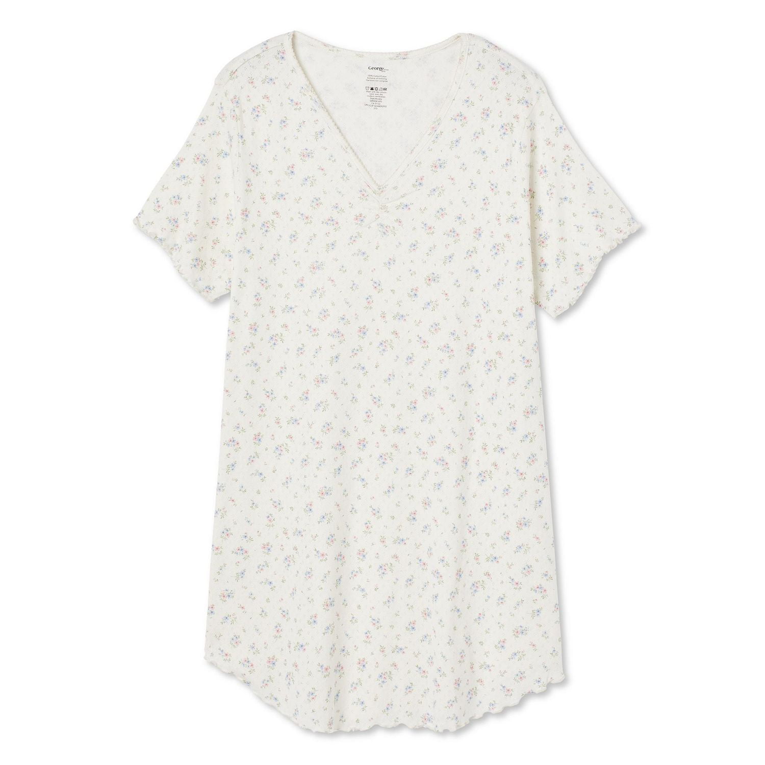 George Women's Plus Pointelle Sleepshirt