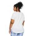 thumbnail image 3 of George Women's Plus Scoop Neckline Tee, 3 of 6