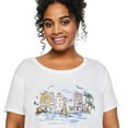thumbnail image 4 of George Women's Plus Scoop Neckline Tee, 4 of 6